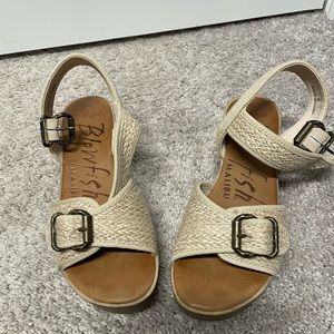 Blowfish sandals, worn once